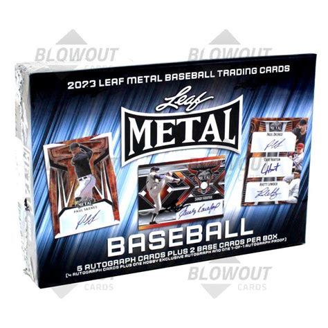 2017 Leaf Metal Draft Baseball Hobby Box 